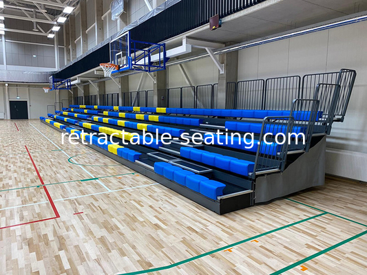 Custom HDPE Retractable Bleacher Seating 460mm Width Ergonomic Designed