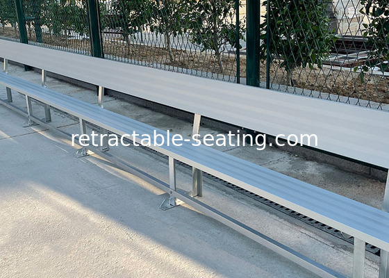 Outdoor Fixed Modular Grandstand Bench Non Rusting Aluminum Frame