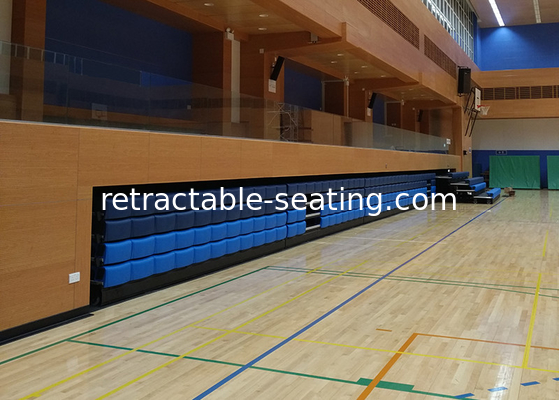 Retractable Audience Seating Powered Operation 460mm Seat Centers UV Resistance