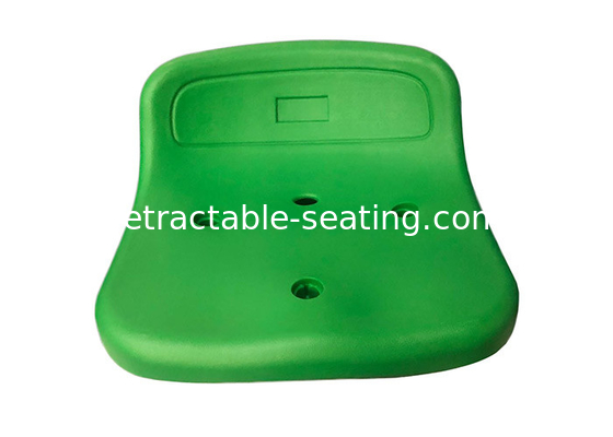 Glossy Surface Sports Stadium Seats Low backrest Customized Color