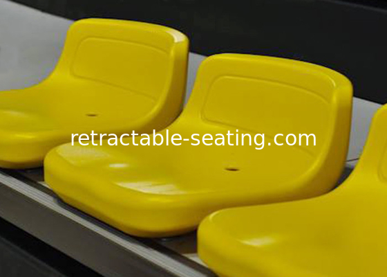 Sports Chairs for Bleacher Basketball Stadium Low Back Plastic Seat