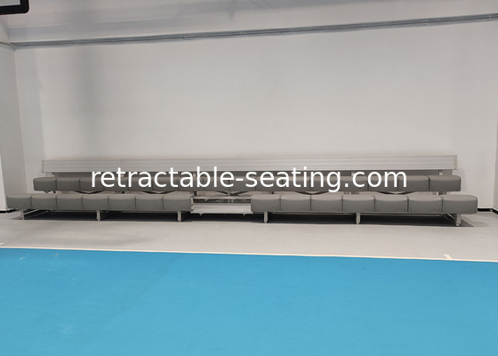 Lightweight Aluminum Portable Bleacher with Backrest for Temporary Seating
