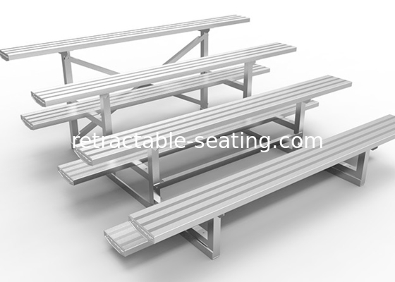 Lightweight Aluminum Grandstands with Anodized Aluminum Seat Planks