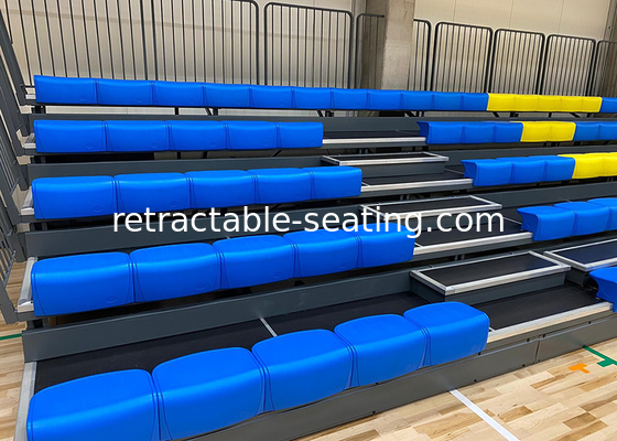 Burgeon Customized Seat Color Echo Bench Seating For Spectators Retractable Seating
