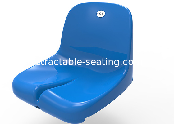 Injection Molded Customized PP Plastic Stadium Seat Floor or Riser Mounting