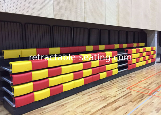 Tailored Retractable Seating with HDPE Bench Seat Optional Backrest and Color Match