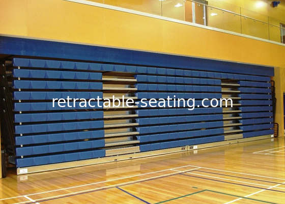 Multi Purpose Retractable Bench Seating 460MM Seat Center For Sport Hall