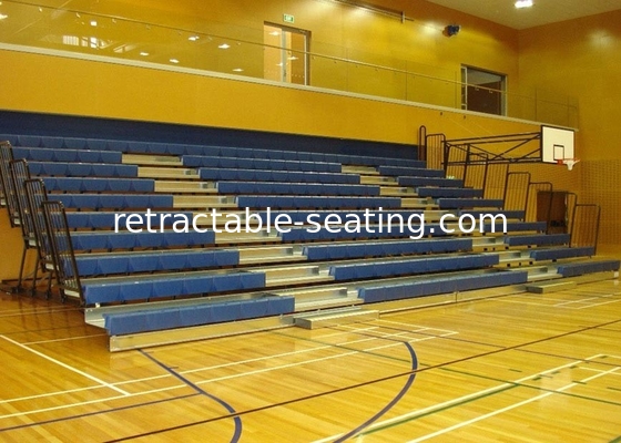 Indoor Telescopic Seating Systems Polymer Bench HDPE Material Cost Effective