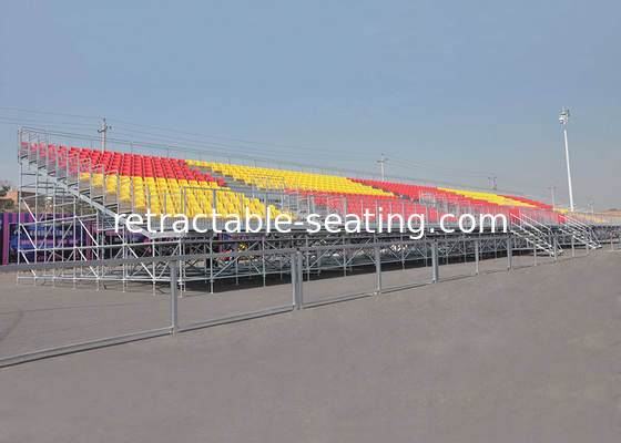 Civil Occasions Temporary Football Stands / Mobile Seating Stands For Performing Arts