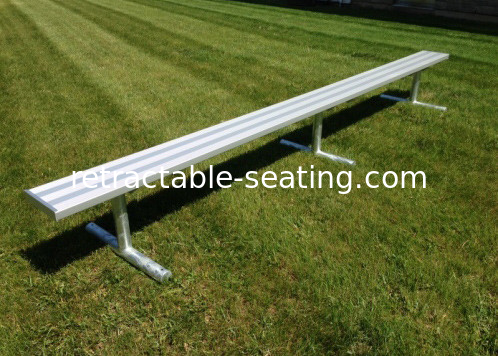 Long Life Aluminum Sports Benches / Anti Rusting Frame Portable Aluminum Benches