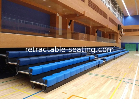 Tailored Retractable Seating with HDPE Bench Seat Optional Backrest and Color Match