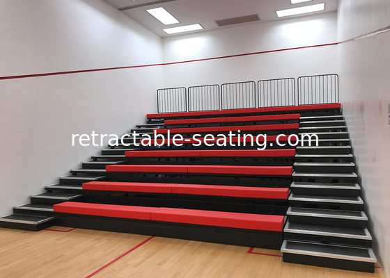 Customized Telescopic Tribunes Upholstered Seat For Conference Venues