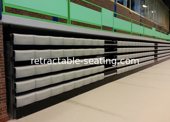 Tailored Retractable Seating with HDPE Bench Seat Optional Backrest and Color Match