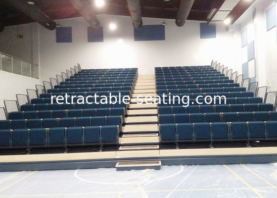 Conference Center Tiered Seating Systems / Semi Automatic Foldable Bleacher Seats