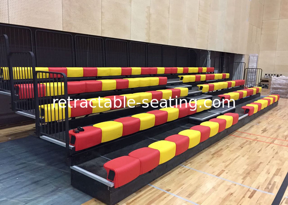 Mental Platform Telescopic Seating Systems For Polymer Bench Low Maintenance