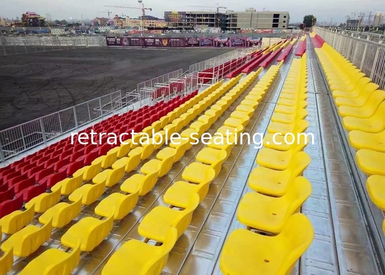 Demountable Outdoor Temporary Grandstand Seating For Local Fairs / Pop Concerts Low Maintenance