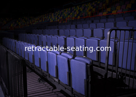 Slim Profile Removable Stadium Seating Retractable Tiered Seating For Performing Arts