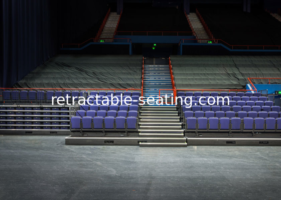 Upholstered Retractable Seating System For Concert Centres / Show Halls
