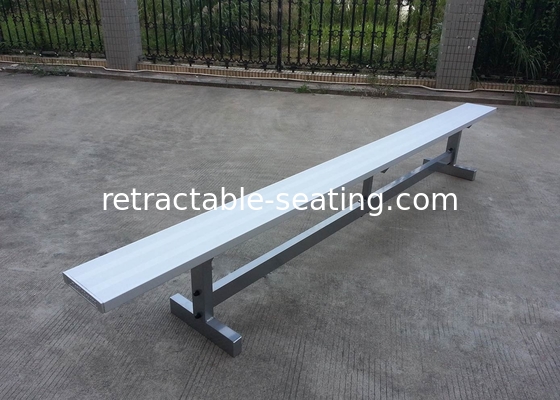 Portable Outdoor Aluminum Benches Backrest Non Rusting For Swimming Pools