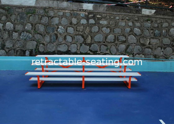Blue Portable Outdoor Aluminium Bleachers For Pool / Inside Gym