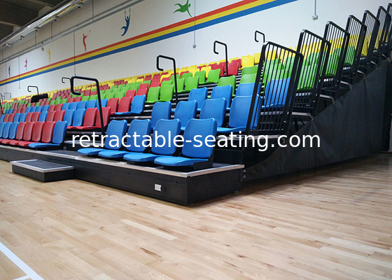 Anti Slip Portable Tiered Seating / Sturdy Stadium Seats With Portable Access Stairs