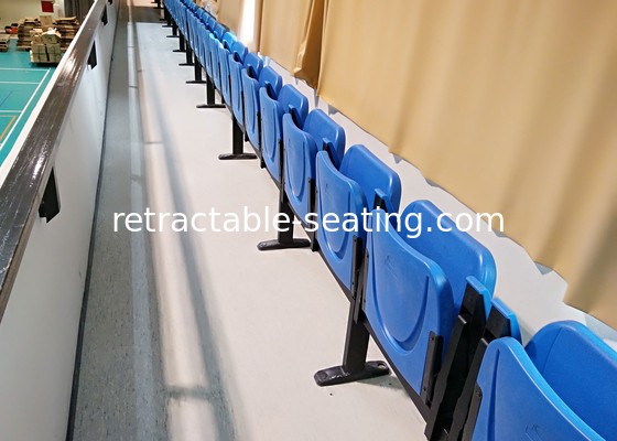 Fixed Economical Sports Stadium Seats Plastic Nose Mounting With A Folding Back