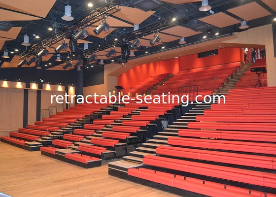 Popular Upholstered Arena Stage Seating With Optional Aisle Lights