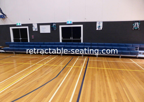 Portable Outdoor Aluminum Bleachers / Indoor Bleacher Seating With Carter Brakes
