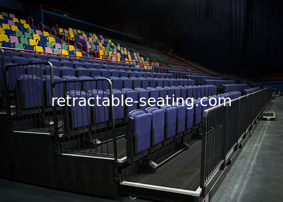 Telescopic Indoor Bleacher Seating / Conference Centers Movable Stadium Seating