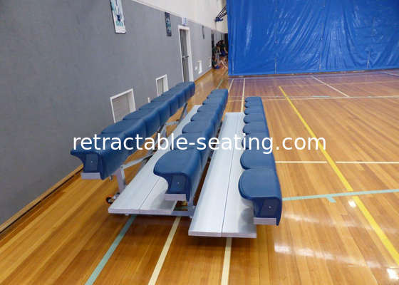 Aluminum Movable Grandstands , Aluminum Bleacher Seats With Rubber Foot Pads