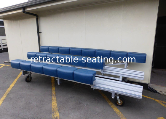 Convenient Aluminium Bench Seats Swivel Casters For Outdoor / Indoor Movement