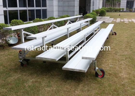 Tip Up Temporary Spectator Stands Light Aluminum Understructure For Golf Course