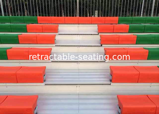Outdoor Permanent Stadium Seats With Aluminum Seat Plank / Double Deck