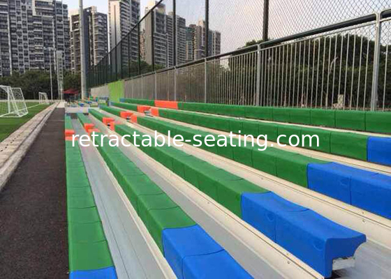 Sports Events Fixed Aluminum Grandstands Spectator 203MM Riser Height For Outdoors