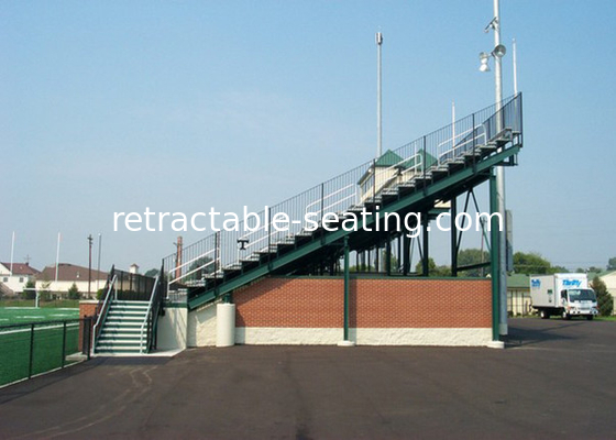 Vertical Picket Railing Aluminum Stadium Seats Outdoor Aluminum Bleachers For Spectator