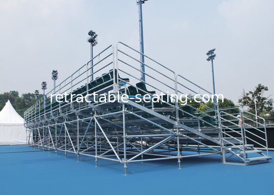 Aluminium Temporary Grandstand Manual Control System Low Maintenance For Rental