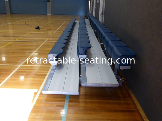 Mobile Portable Aluminum Bleachers For Locker Rooms / Sidelines