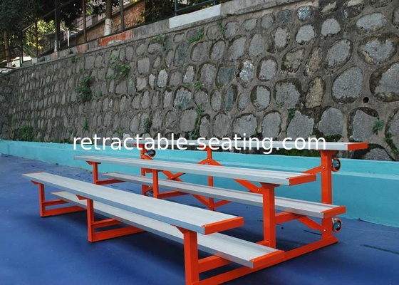 Portable Temporary Spectator Stands With Fixed Bleacher / Pneumatic Wheels