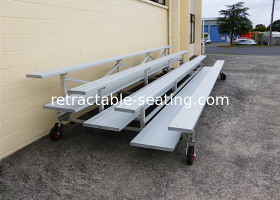Removable Metal Bleacher Seats With Anodized Aluminum Seat Planks