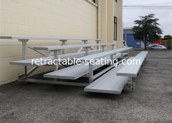 Outdoor Events Fixed Temporary Grandstand With Mill Finished Foot Planks