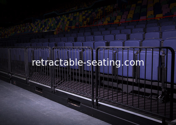 Upholstered Elevated Modular Grandstands Front Rails For Arts Performance