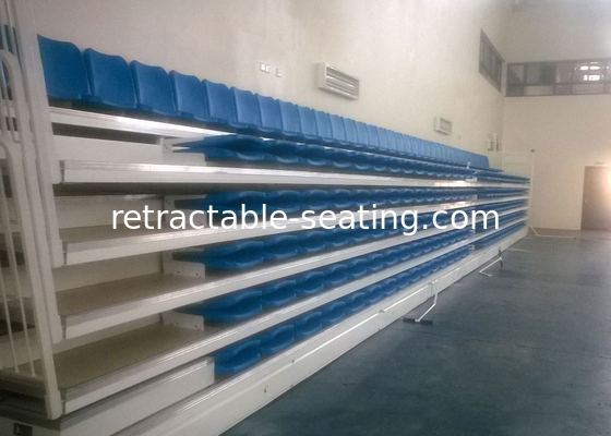 Fixed Indoor Bleacher Seating / Functional Retractable Seating System For Athletic Space