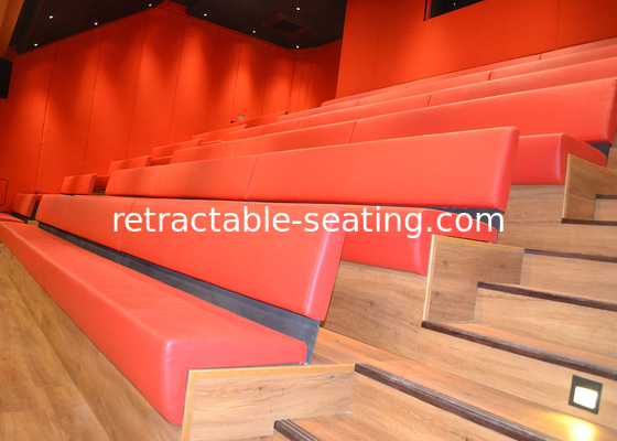 Smart Upgrades Telescopic Gym Bleachers / Optional Folding Temporary Grandstand Seating