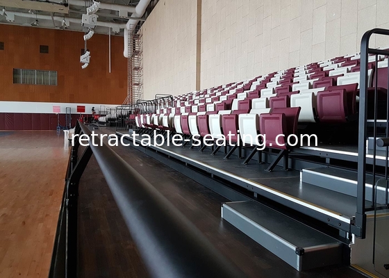 Permanent Fixed Stadium Seating Indoor Riser Mounted For Sports Hall