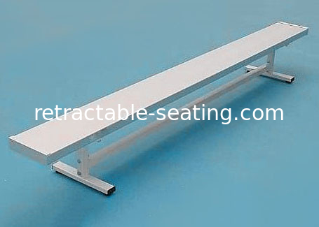 Volleyball Court Aluminum Sports Benches , Available Customized Outdoor Aluminium Seating