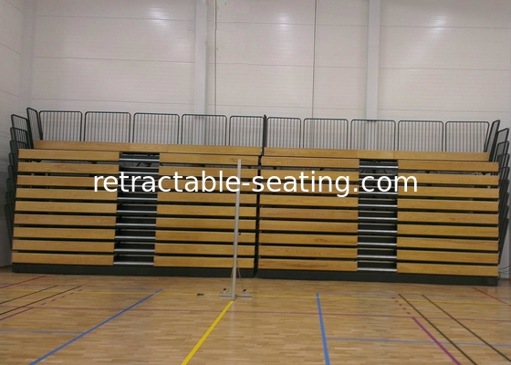 Athletic Venues Retractable Grandstands , Indoor Retractable Seating System