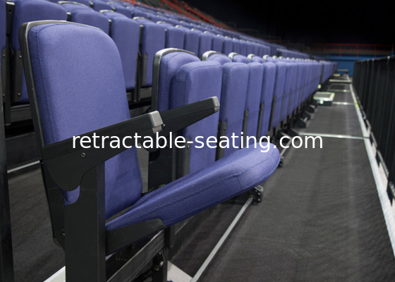 Semi Automatic Retractable Grandstands Quietly Operated For Gyms / Arenas