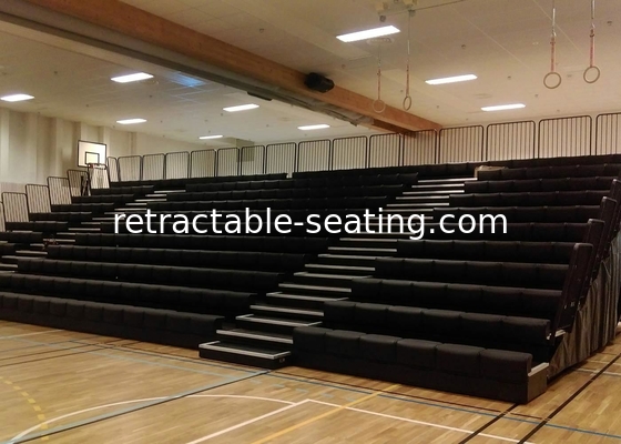 460mm Temporary Grandstand Seating Customized Backrest With End Curtains
