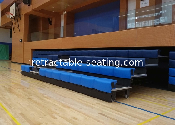 Elevated Retractable Stadium Seating Systems Anti - Slip For Sport Center
