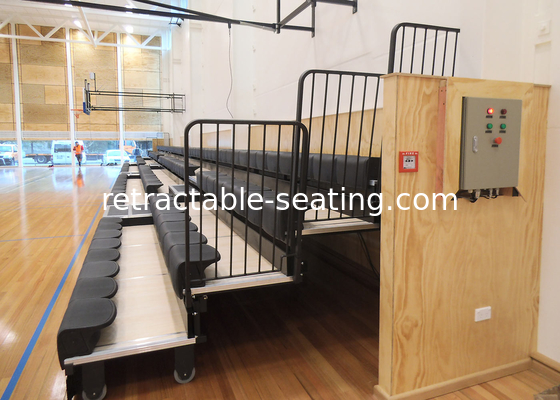 Tired Polymer Retractable Bleacher Seating For Multi - Purpsed Sport Facilities